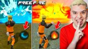 ¡HABILIDADES DE NARUTO EN FREE FIRE!  🔥 PROBE TODO LO NUEVO DE LA COLABORACION Y ES INCREIBLE!!! 🔥