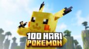 100 Hari Minecraft Pokemon