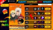 Free Fire X Naruto Event In Free Fire🤯| Free Fire New Event | Ff New Event Today |  new event ff