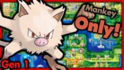 Can I Beat Pokemon Red with ONLY Mankey? 🔴 Pokemon Challenges ► NO ITEMS IN BATTLE