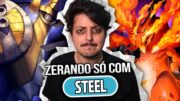 DÁ pra ZERAR Pokémon SWORD SÓ com o Tipo METAL (e com roleta)???!  🤍⛓️