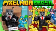 DE POBRE a RICO no PIXELMON BRASIL no MINECRAFT POKEMON