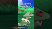 Effect Spore's Uneven Status Chances #pokemon