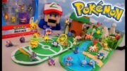 FIGHTING PIKACHU on the Pokemon Stadium Battle Carry Case Playset! Lego