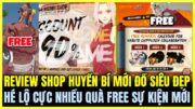 Free Fire| REVIEW SHOP HUYẾN BÍ MỚI SỰ KIỆN NARUTO, HÉ LỘ CỰC NHIỀU QUÀ FREE GÓI ĐỒ JIRAIYA SIÊU ĐẸP