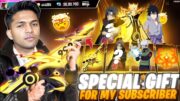 Gifting All Naruto Events Worth 50,000 Diamonds 💎 In Subscriber ID Garena Free Fire