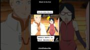 How did Sarada keep calm! #viral #shorts #shortfeed #anime #naruto #fyp #fypシ゚