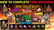 How to Complete Naruto Event | Nine tails strikes Mission Kaise Complete Kare | Free Fire New Event