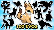 I Made Pokemon with 100 Evolved Forms