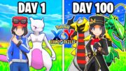 I Spent 100 Days in Pokemon XY Randomizer [ FULL POKEMON MOVIE ]