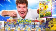 Ich öffne 100 Pokémon Booster für Pikachu! 😱🔥