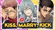 KISS 💋, MARRY 💍,  KICK 💀 [Anime BOYS] 🔥 | ANIME QUIZ