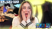 LUFFY vs CROCODILE ROUND 2!!  FIRST TIME WATCHING ONE PIECE Episodes 121 & 122 REACTION!