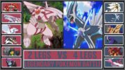 Legendary Pokémon Battle: 2 LEGS vs 4 LEGS