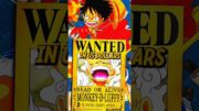 Luffy bounty in dollars in one piece #onepiece #shorts #anime