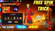 NARUTO ASCENSION EVENT FREE FIRE | NARUTO BUNDLE FREE SPIN TRICK | NARUTO TOKEN TOWER EVENT🔥