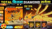 NARUTO ROYALE EVENT FREE FIRE | THE NINE TAILS THEME SKYWING SKIN | FREE FIRE NEW EVENT