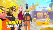 NARUTO X SAKURA FREE FIRE MYSTERY SHOP | SOLO VS SQUAD GAMEPLAY