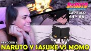 NARUTO Y SASUKE VS MOMOSHIKI | REACCION A BORUTO POR PRIMERA VEZ  ( 64 – 66 )