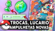 NOVIDADES SISTEMA DE TROCA, NOVAS AMPULHETAS E LUCARIO NOVO META IMPARÁVEL!? | POKEMON TCG POCKET