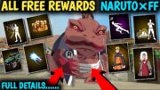 Naruto Event In Free Fire Date| Naruto Event free rewards| Naruto bundle & emote legendary bundle ?