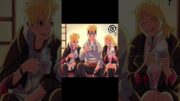 Naruto and Boruto characters and their father and children 😍l#anime#naruto#boruto#shorts