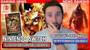 Nintendo Switch : YuGiOh REVIENT PLUS FORT 🔥 Assassin's Creed Mirage Nouveau DLC & Balatro célèbre !