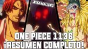 ONE PIECE CAPITULO 1136 (RESUMEN COMPLETO) | LA VERDAD DE NIKA Y LUFFY | LOKI VS SHANKS ENCAPUCHADO