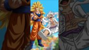 ONE PIECE VS DRAGON BALL || LUFFY VS GOKU || #shorts #dragonball #goku #onepiece