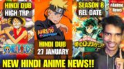 One Piece Hindi Dub TRP!! Naruto Shippuden Hindi Dub Episode Release Date? My Hero Academia Season 8