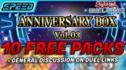 Opening 10 FREE Anniversary Packs in Yu-Gi-Oh Duel Links (INCREDIBLE LUCK!)