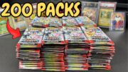 Opening 200 Packs of Pokemon Prismatic Evolutions!