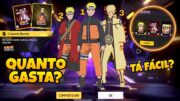 PEGANDO CONJUNTO NARUTO, TÁ FÁCIL? EVENTO TORRE DE TOKENS FREE FIRE COM NARUTO – NOVIDADES FREE FIRE