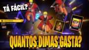 PEGANDO NARUTO ANTECIPADO, TORRE DE TOKENS FREE FIRE, NOVO EVENTO FF – NOVIDADES FREE FIRE