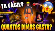 PEGANDO NARUTO, TORRE DE TOKENS FF, EVENTO NARUTO FREE FIRE, NOVO EVENTO FF – NOVIDADES FREE FIRE