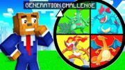 Pixelmon Generation Challenge In Minecraft