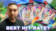 Prismatic Evolutions binder collections have the best hit rates!