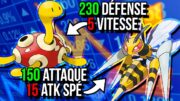 Quels sont les Pokémon avec les plus GRANDS écarts de STATISTIQUES ?