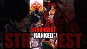 Ranking The Top 15 STRONGEST Current One Piece Characters! #anime #onepiece #luffy #shorts