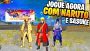 SAIU! CODIGUIN NARUTO, SASUKE, COMO PEGAR GAMABUNTA, JOGUE COM AS SKINS E MAIS NOVIDADES FREE FIRE