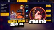 SAIU!! EVENTO SKIN NARUTO POR 1 DIA, COMO JOGAR COM AS SKINS E CALENDÁRIO – NOVIDADES FREE FIRE