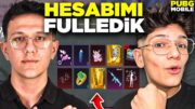 SASUKE İLE HESABIMI FULLEDİM! 10.000TL | PUBG MOBİLE