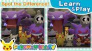 Spot the Differences – Halloween! Halloween! – | Learn & Play with Pokémon | Pokémon Kids TV​