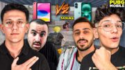 TABLET VS TELEFON 120 FPS w/ SASUKE ,ALEMDE SEKO, JEZZY – PUBG MOBİLE