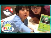 TOY HUNT Ryan ToysReview and First Time opening Pokemon Cards Game