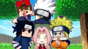 TREVOR foi ADOTADO pelo TIME 7 Naruto , Sasuke e SAKURA no Minecraft