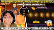 TRIK HOKI SPIN BUNDLE NARUTO x FF TERBARU! 😱 MODAL DIKIT DOANG UDAH BISA DAPET! 💎