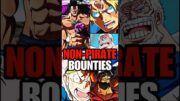 The Highest Non-Pirate Bounties In One Piece! #anime #onepiece #luffy #shorts