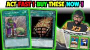 URGENCY! ACT FAST & BUY THESE YUGIOH CARDS RIGHT NOW! | Yu-Gi-Oh! Market Watch!