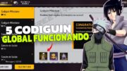 URGENTE! 5 NOVOS CODIGUIN INFINITO DO NARUTO FUNCIONANDO QUE A GARENA LIBEROU! PEGUE AGORA FREE FIRE